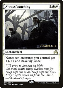 Always Watching - Prerelease Cards (PRE) #1s - Rare Magic: The Gathering Trading Card