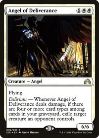 Angel of Deliverance - Prerelease Cards (PRE) #2s - Rare Magic: The Gathering Trading Card