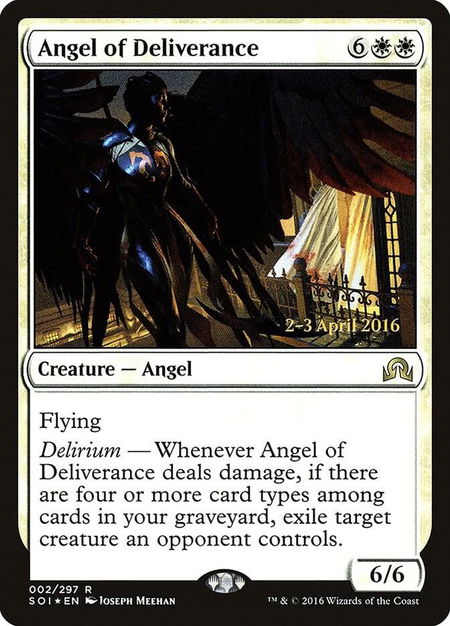 Angel of Deliverance - Prerelease Cards Magic: The Gathering trading card