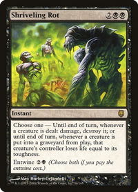 Shriveling Rot - Darksteel (DST) #54 - Rare Magic: The Gathering Trading Card