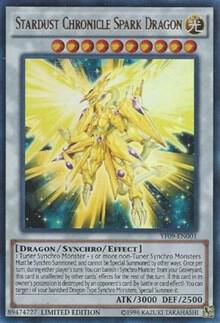 Stardust Chronicle Spark Dragon - Yu-Gi-Oh! 5D's Manga Promotional Cards YuGiOh trading card