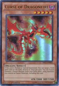 Curse of Dragonfire - Millennium Pack (MIL1) #MIL1-EN002 - Ultra Rare YuGiOh Trading Card