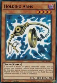 Holding Arms trading card from Millennium Pack Holding Arms - Millennium Pack YuGiOh trading card