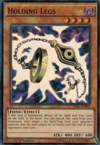 Holding Legs - Millennium Pack (MIL1) #MIL1-EN004 - Super Rare YuGiOh Trading Card