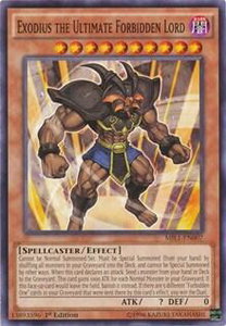 Exodius the Ultimate Forbidden Lord - Millennium Pack (MIL1) #MIL1-EN007 - Common / Short Print YuGiOh Trading Card