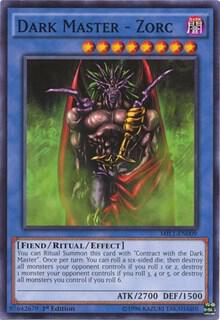 Dark Master - Zorc trading card from Millennium Pack Dark Master - Zorc - Millennium Pack YuGiOh trading card