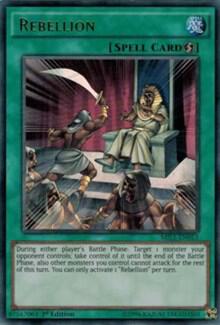 Rebellion trading card from Millennium Pack Rebellion - Millennium Pack YuGiOh trading card