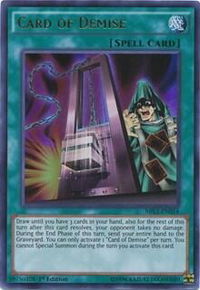 Card of Demise - Millennium Pack (MIL1) #MIL1-EN014 - Ultra Rare YuGiOh Trading Card