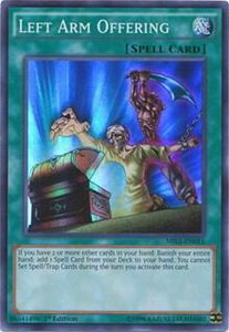 Left Arm Offering - Millennium Pack (MIL1) #MIL1-EN015 - Super Rare YuGiOh Trading Card