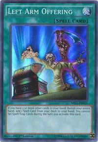 Left Arm Offering - Millennium Pack (MIL1) #MIL1-EN015 - Super Rare YuGiOh Trading Card