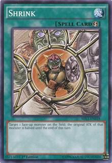 Shrink trading card from Millennium Pack Shrink - Millennium Pack YuGiOh trading card