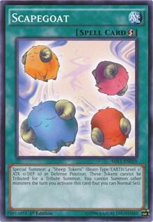 Scapegoat trading card from Millennium Pack Scapegoat - Millennium Pack YuGiOh trading card