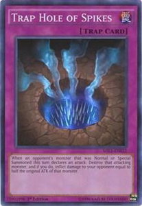 Trap Hole of Spikes - Millennium Pack (MIL1) #MIL1-EN022 - Super Rare YuGiOh Trading Card