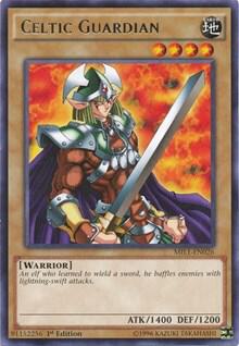 Celtic Guardian trading card from Millennium Pack Celtic Guardian - Millennium Pack YuGiOh trading card