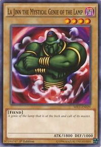 La Jinn the Mystical Genie of the Lamp - Millennium Pack (MIL1) #MIL1-EN029 - Common / Short Print YuGiOh Trading Card