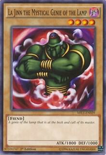 La Jinn the Mystical Genie of the Lamp - Millennium Pack YuGiOh trading card