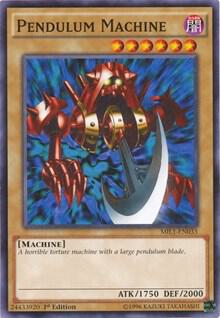 Pendulum Machine trading card from Millennium Pack Pendulum Machine - Millennium Pack YuGiOh trading card