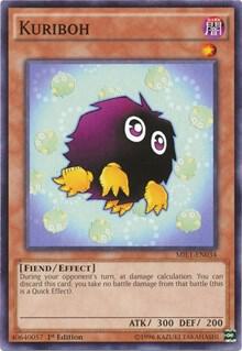 Kuriboh trading card from Millennium Pack Kuriboh - Millennium Pack YuGiOh trading card
