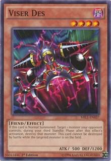 Viser Des trading card from Millennium Pack Viser Des - Millennium Pack YuGiOh trading card