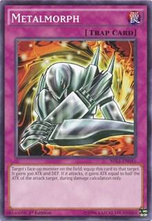 Metalmorph trading card from Millennium Pack Metalmorph - Millennium Pack YuGiOh trading card