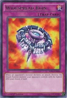 Widespread Ruin trading card from Millennium Pack Widespread Ruin - Millennium Pack YuGiOh trading card