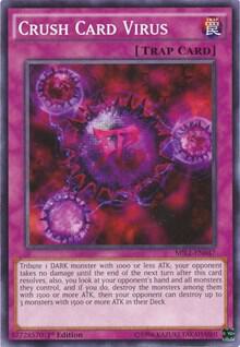 Crush Card Virus trading card from Millennium Pack Crush Card Virus - Millennium Pack YuGiOh trading card