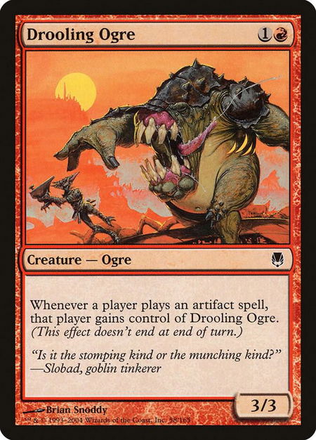 Drooling Ogre - Darksteel Magic: The Gathering trading card