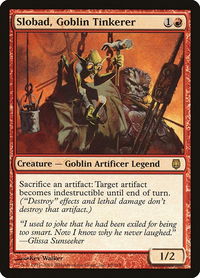 Slobad, Goblin Tinkerer - Darksteel (DST) #69 - Rare Magic: The Gathering Trading Card