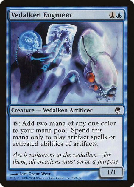 Vedalken Engineer - Darksteel Magic: The Gathering trading card