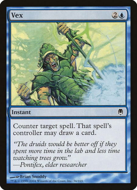Vex trading card from Darksteel Vex - Darksteel Magic: The Gathering trading card