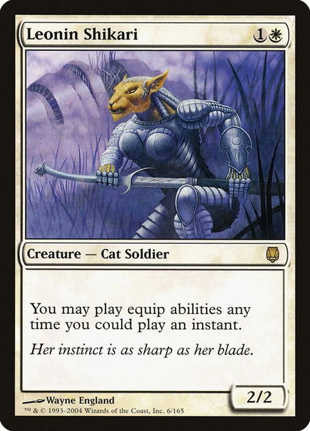 Leonin Shikari - Darksteel Magic: The Gathering trading card