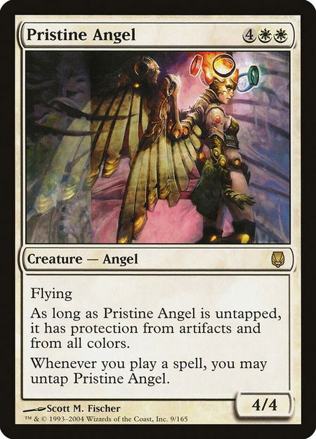 Pristine Angel - Darksteel Magic: The Gathering trading card
