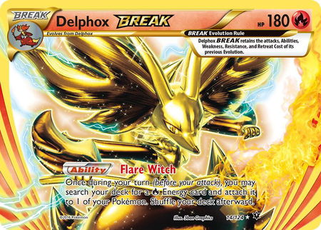 Delphox BREAK - XY - Fates Collide Pokémon trading card