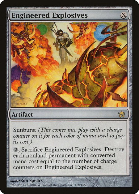 Engineered Explosives - Fifth Dawn Magic: The Gathering trading card