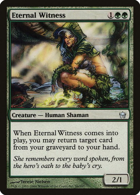 Eternal Witness - Fifth Dawn Magic: The Gathering trading card