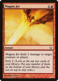 Magma Jet - Fifth Dawn (5DN) #73 - Uncommon Magic: The Gathering Trading Card
