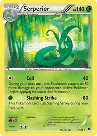 Serperior - XY - Fates Collide (FCO) #7/124 - Rare Pokémon Trading Card
