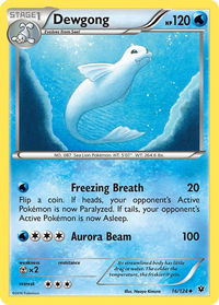 Dewgong - XY - Fates Collide (FCO) #16/124 - Uncommon Pokémon Trading Card