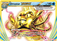 Omastar BREAK - XY - Fates Collide (FCO) #19/124 - Rare BREAK Pokémon Trading Card
