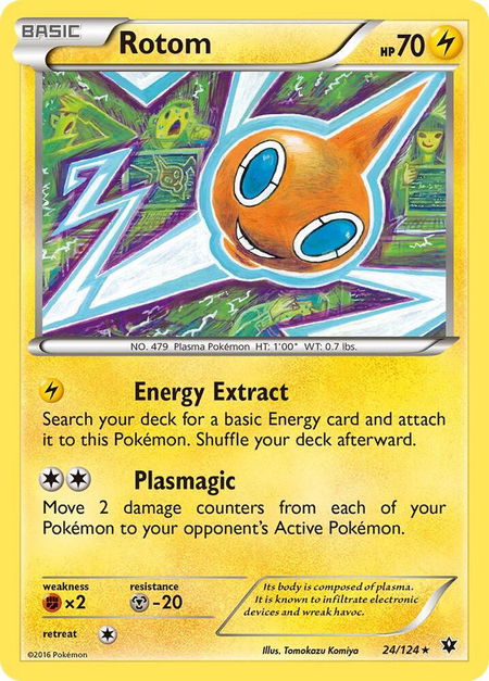 Rotom - XY - Fates Collide Pokémon trading card