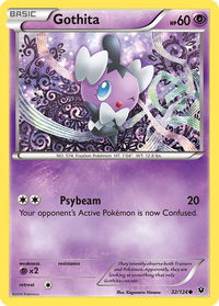 Gothita - XY - Fates Collide (FCO) #32/124 - Common Pokémon Trading Card