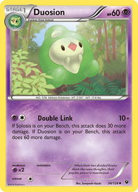Duosion - XY - Fates Collide (FCO) #34/124 - Uncommon Pokémon Trading Card
