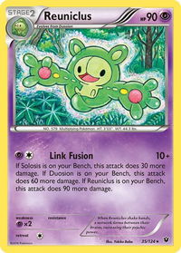 Reuniclus - XY - Fates Collide (FCO) #35/124 - Rare Pokémon Trading Card