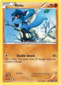 Riolu (45) - XY - Fates Collide (FCO) #45/124 - Common Pokémon Trading Card