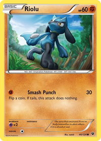 Riolu (46) - XY - Fates Collide (FCO) #46/124 - Common Pokémon Trading Card