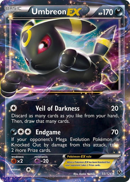 Umbreon EX - XY - Fates Collide Pokémon trading card