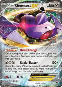 Genesect EX - XY - Fates Collide (FCO) #64/124 - Ultra Rare Pokémon Trading Card