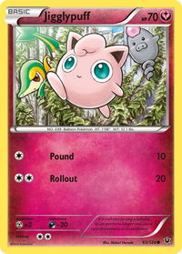 Jigglypuff - XY - Fates Collide (FCO) #65/124 - Common Pokémon Trading Card