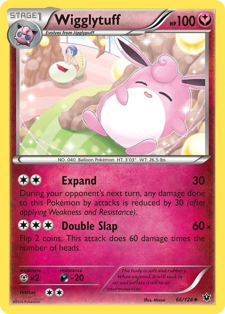 Wigglytuff - XY - Fates Collide Pokémon trading card