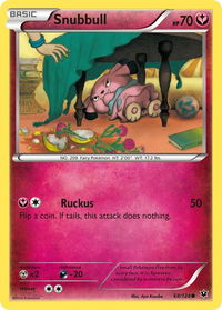 Snubbull - XY - Fates Collide (FCO) #68/124 - Common Pokémon Trading Card